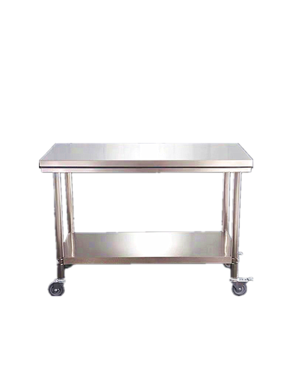 Stainless steel linen folding table